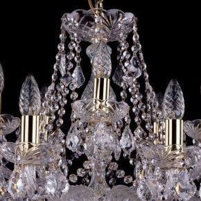 Подвесная люстра Bohemia Ivele Crystal 1413 1413/10+5/300/G/Leafs в Тобольске - tobolsk.mebel24.online | фото 4