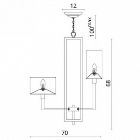 Подвесная люстра Divinare Porta 5933/01 LM-8 в Тобольске - tobolsk.mebel24.online | фото 5