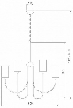 Подвесная люстра Eurosvet Abbey 60164/10 никель в Тобольске - tobolsk.mebel24.online | фото 3