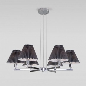 Подвесная люстра Eurosvet Peony 60136/6 хром/графит в Тобольске - tobolsk.mebel24.online | фото 2