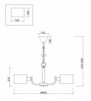 Подвесная люстра Freya Anita FR5012PL-05CH в Тобольске - tobolsk.mebel24.online | фото 4