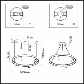 Подвесная люстра Odeon Light Fonda 4317/58L в Тобольске - tobolsk.mebel24.online | фото 6