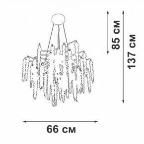 Подвесная люстра Vitaluce V2855 V2855-9/7S в Тобольске - tobolsk.mebel24.online | фото 5