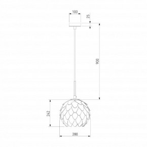 Подвесной светильник Eurosvet Cedro 304/1 в Тобольске - tobolsk.mebel24.online | фото 4