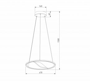 Подвесной светильник Eurosvet Occhio 40026/1 LED серый в Тобольске - tobolsk.mebel24.online | фото 5