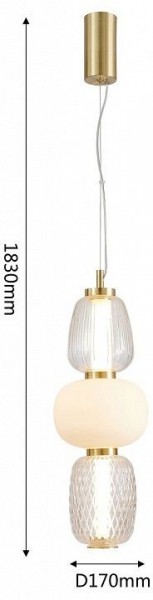 Подвесной светильник Favourite Bella 4057-1P в Тобольске - tobolsk.mebel24.online | фото 4