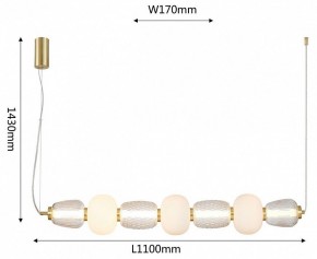 Подвесной светильник Favourite Bella 4057-3P в Тобольске - tobolsk.mebel24.online | фото 3