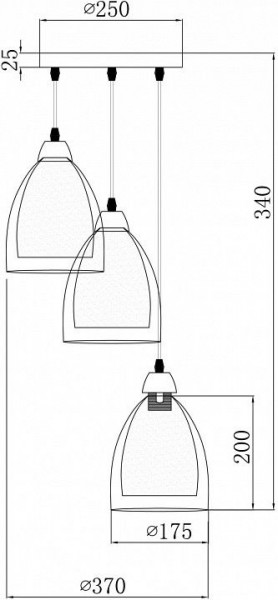 Подвесной светильник Freya Astery FR5375PL-03CH1 в Тобольске - tobolsk.mebel24.online | фото 4