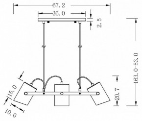 Подвесной светильник Freya Elori FR4005PL-03WB в Тобольске - tobolsk.mebel24.online | фото 8