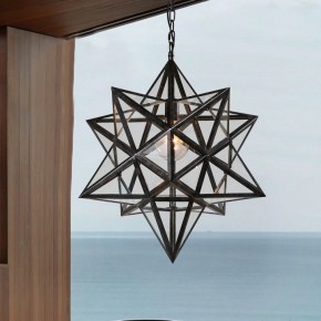 Подвесной светильник Imperiumloft Black Star Clear Glass 101314-26 в Тобольске - tobolsk.mebel24.online | фото