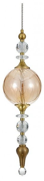 Подвесной светильник Indigo Sorpresa 11056/1P Amber в Тобольске - tobolsk.mebel24.online | фото 1