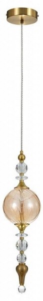Подвесной светильник Indigo Sorpresa 11056/1P Amber в Тобольске - tobolsk.mebel24.online | фото 2