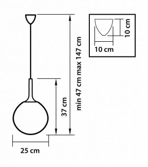 Подвесной светильник Lightstar Globo 813032 в Тобольске - tobolsk.mebel24.online | фото 3