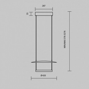 Подвесной светильник Maytoni Ambience MOD280PL-L23B3K1 в Тобольске - tobolsk.mebel24.online | фото 4