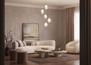 Подвесной светильник Maytoni Aura MOD016PL-05BS в Тобольске - tobolsk.mebel24.online | фото 4