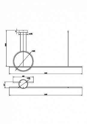 Подвесной светильник Maytoni Halo MOD247PL-L49BK в Тобольске - tobolsk.mebel24.online | фото 2