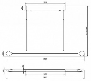 Подвесной светильник Maytoni Motion MOD276PL-L40B3K в Тобольске - tobolsk.mebel24.online | фото 3