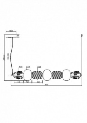 Подвесной светильник Maytoni Pattern MOD267PL-L42CH3K в Тобольске - tobolsk.mebel24.online | фото 4