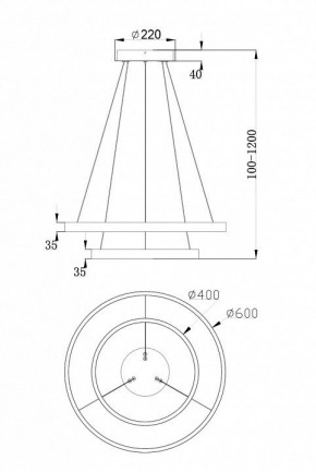 Подвесной светильник Maytoni Rim MOD058PL-L55W4K в Тобольске - tobolsk.mebel24.online | фото 7