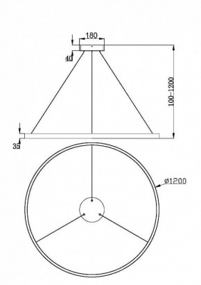 Подвесной светильник Maytoni Rim MOD058PL-L65BSK в Тобольске - tobolsk.mebel24.online | фото 4