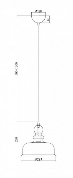 Подвесной светильник Maytoni Tone P001PL-01BZ в Тобольске - tobolsk.mebel24.online | фото 4