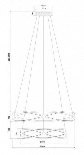 Подвесной светильник Maytoni Weave MOD062PL-L103CH3K в Тобольске - tobolsk.mebel24.online | фото 9