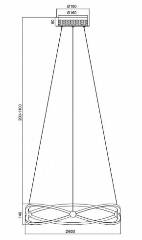 Подвесной светильник Maytoni Weave MOD062PL-L45CH3K в Тобольске - tobolsk.mebel24.online | фото 5
