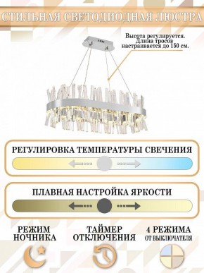 Подвесной светильник Natali Kovaltseva Smart Нимбы LED LAMPS 81251 в Тобольске - tobolsk.mebel24.online | фото 6