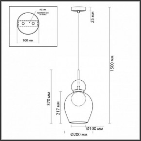 Подвесной светильник Odeon Light Blacky 2 5023/1 в Тобольске - tobolsk.mebel24.online | фото 5