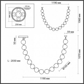 Подвесной светильник Odeon Light Jemstone 5085/64L в Тобольске - tobolsk.mebel24.online | фото 7