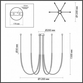 Подвесной светильник Odeon Light Monella 6639/70L в Тобольске - tobolsk.mebel24.online | фото 4