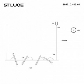 Подвесной светильник ST-Luce LILT SL6210.403.04 в Тобольске - tobolsk.mebel24.online | фото 2