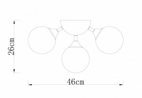 Потолочная люстра Arte Lamp Fobos A2704PL-5SG в Тобольске - tobolsk.mebel24.online | фото 3