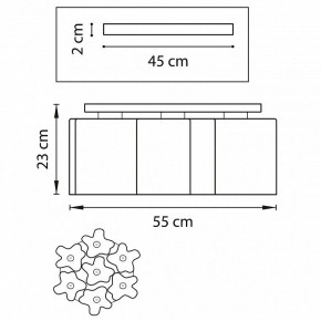 Потолочная люстра Lightstar Nubi 802073 в Тобольске - tobolsk.mebel24.online | фото 2
