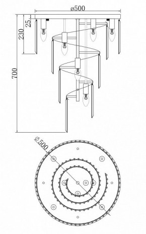 Потолочная люстра Maytoni Louis RC007CL-08CH в Тобольске - tobolsk.mebel24.online | фото 3