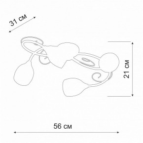 Потолочная люстра Vitaluce V3269 V3269-3/4PL в Тобольске - tobolsk.mebel24.online | фото 2