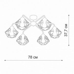 Потолочная люстра Vitaluce V42580 V42580-1/6PL в Тобольске - tobolsk.mebel24.online | фото 2