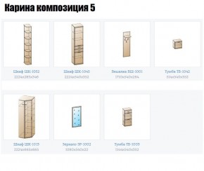 Прихожая Карина (модульная) в Тобольске - tobolsk.mebel24.online | фото 2