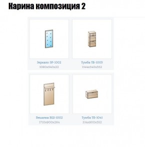 Прихожая Карина (модульная) в Тобольске - tobolsk.mebel24.online | фото 6