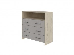 PROxSON Комод Varna (ЛДСП+ткань Бунратти/Savana Milk (молочный)) 90x40 в Тобольске - tobolsk.mebel24.online | фото
