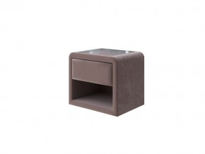 PROxSON Тумба Cube (Ткань: Велюр Shaggy Chocolate) 52x41 в Тобольске - tobolsk.mebel24.online | фото