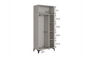 РИЧ Шкаф двухдверный в Тобольске - tobolsk.mebel24.online | фото 3