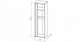 ЛИНДА-2 Шкаф 1-о дверный для одежды (ЛНД.02) в Тобольске - tobolsk.mebel24.online | фото 2