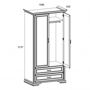 Шкаф 2DG2S, MONAKO, цвет Сосна винтаж/дуб анкона в Тобольске - tobolsk.mebel24.online | фото 3