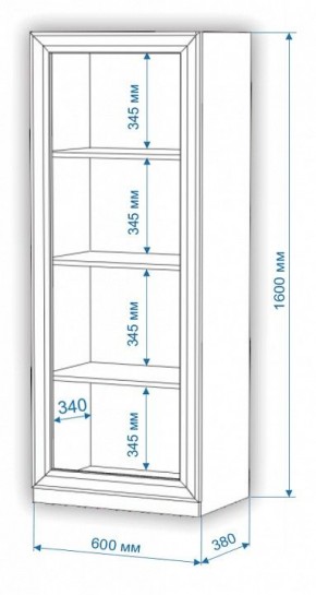 Шкаф для белья Нобиле ВтН-ФГД в Тобольске - tobolsk.mebel24.online | фото 2