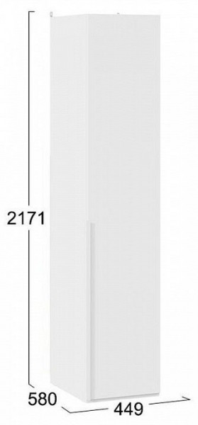 Шкаф для белья Порто СМ-393.07.001 в Тобольске - tobolsk.mebel24.online | фото 4