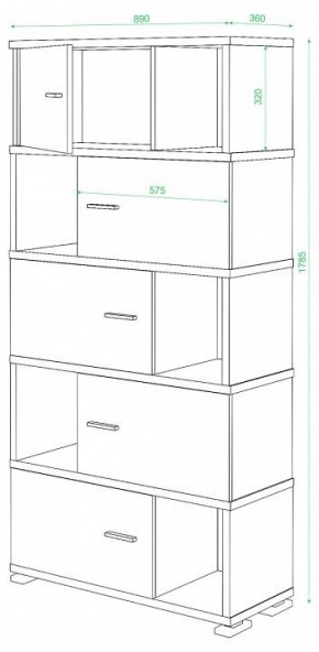 Шкаф комбинированный Домино СБ-30/5 в Тобольске - tobolsk.mebel24.online | фото 3