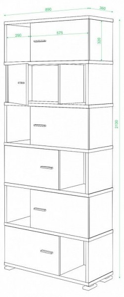Шкаф комбинированный Домино СБ-30/6 в Тобольске - tobolsk.mebel24.online | фото 2