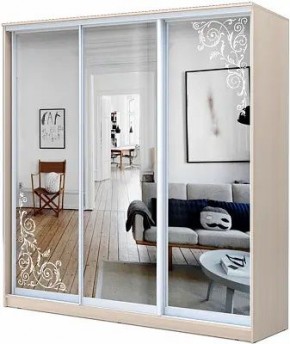 Шкаф-купе ХИТ 22-4-20-656 ОРНАМЕНТ в Тобольске - tobolsk.mebel24.online | фото