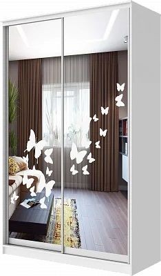 Шкаф-купе ХИТ 24-14-66 БАБОЧКИ в Тобольске - tobolsk.mebel24.online | фото